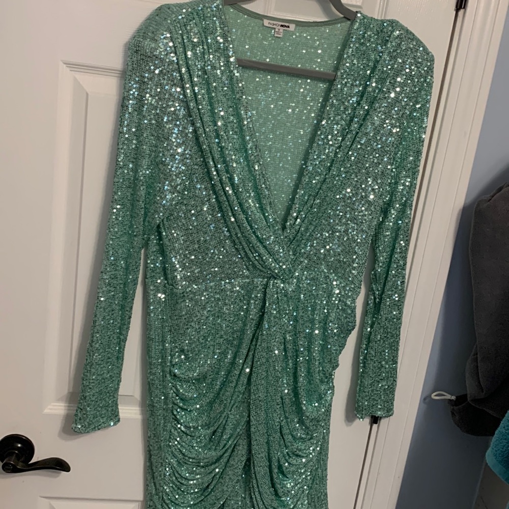 Fashion nova sequin dress